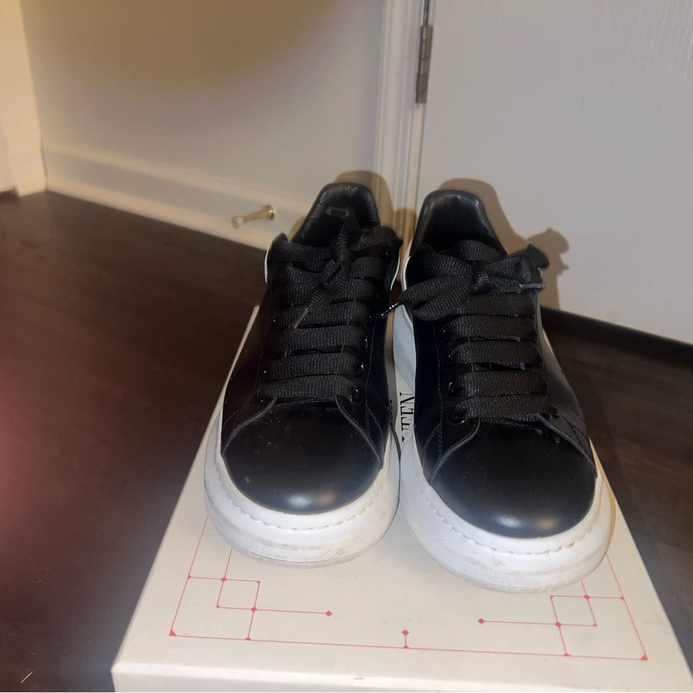 Alexander McQueen Black and White Sneakers